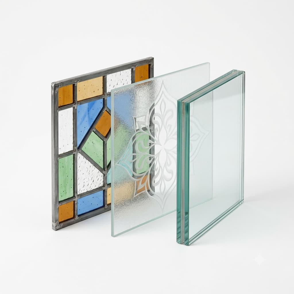 Stained, Etched & Laminated Glass