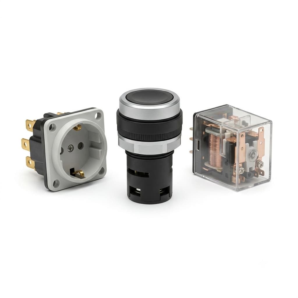 Switches, Sockets & Relays