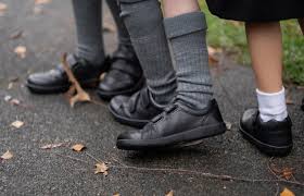 Black Sports School Shoes